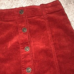 Corduroy Skirt